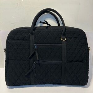Vera Bradley Black Quilted Interior Tote